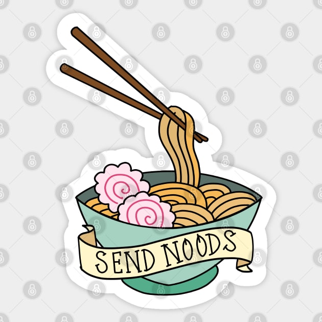 Send Noods Sticker by Salty Said Sweetly